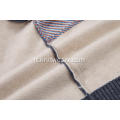 Pullover con spalle abbottonate in jacquard di cavallo lavorato a maglia da ragazzo